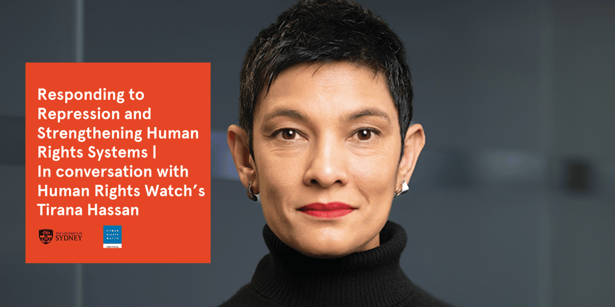 I look forward to hosting a conversation on transnational repression & human rights with Human Rights Watch's Executive Director, Tirana Hassan, at Sydney Law School on 12 April. All welcome! law-events.sydney.edu.au/events/tirana_… @Sydney_Uni @SydneyLawSchool @TiranaHassan @DGavshon