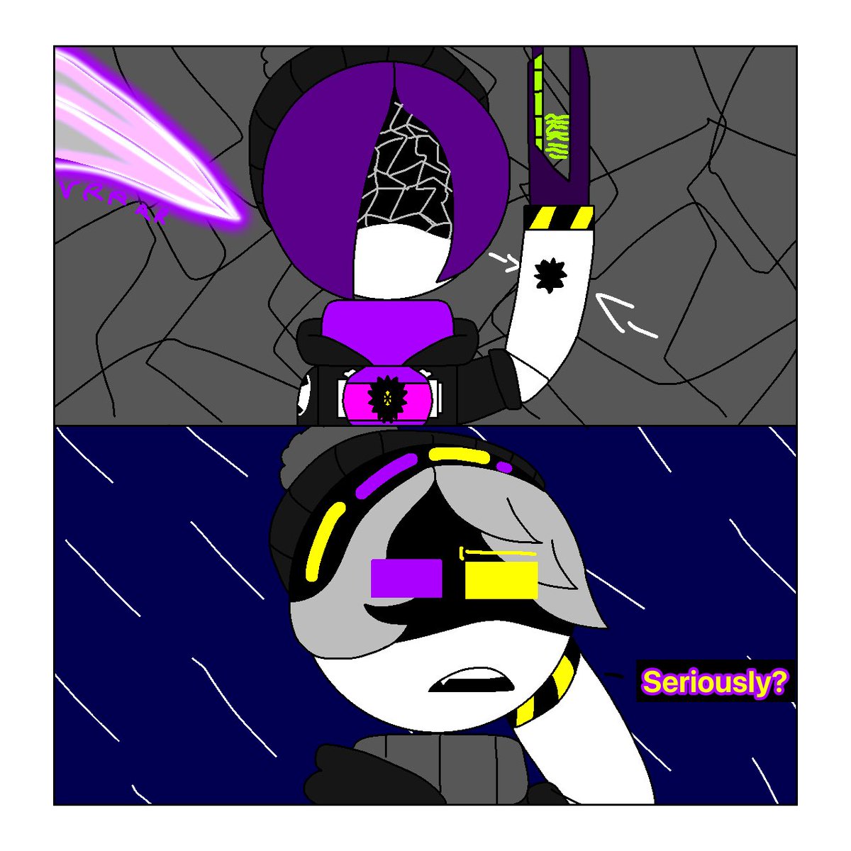 glitxhcreatr's tweet photo. “An Unexpected Reunion” Pt. 73-76
#MurderDrones #FandomGods #comic https://t.co/h8h3sO3AdZ