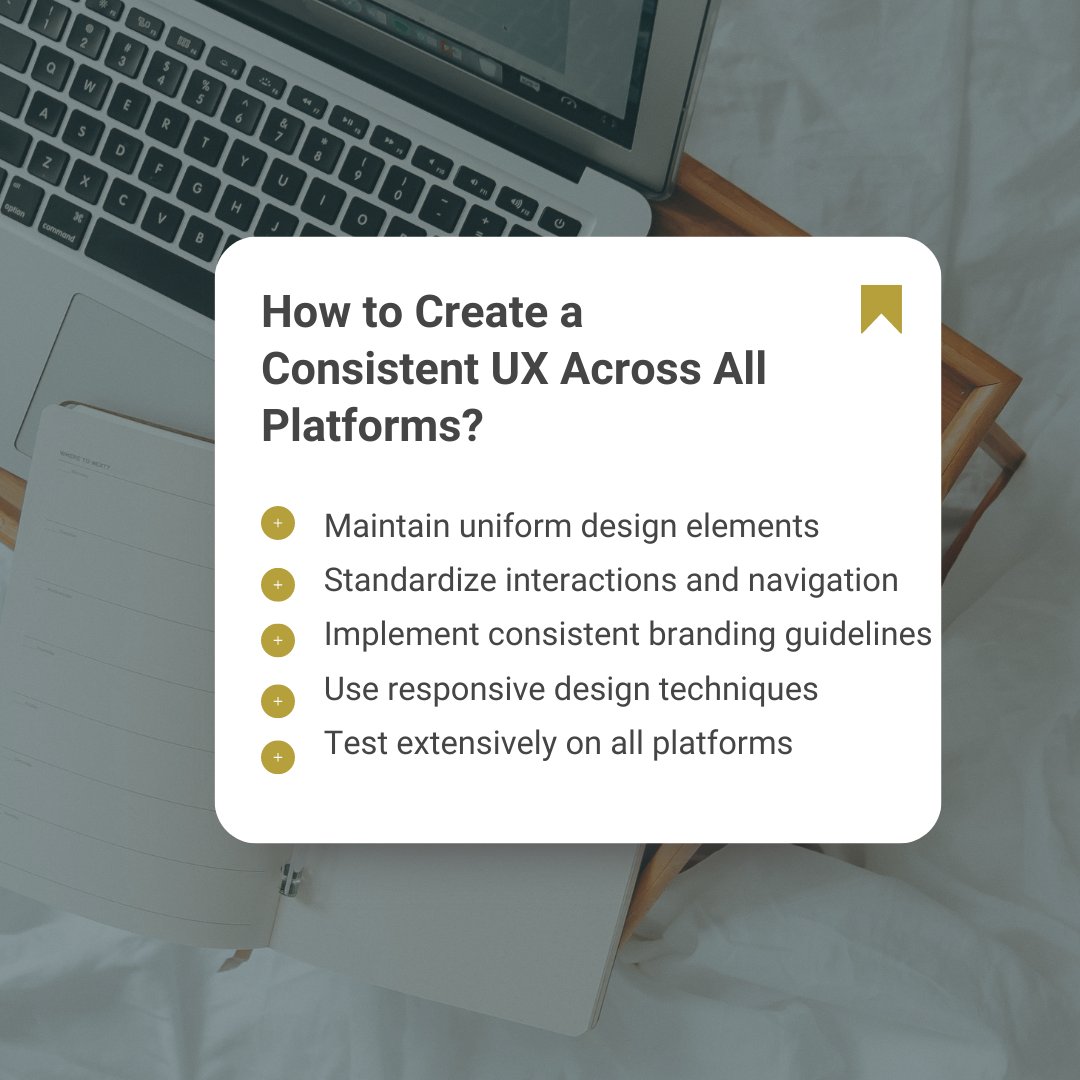 Seamless experiences await! 🌐🔗 Master the craft of creating consistent UX across all platforms. Elevate your designs for a unified user journey today! 🚀

#ConsistentUX #CrossPlatform #UserExperience #UIUX #DesignStrategy