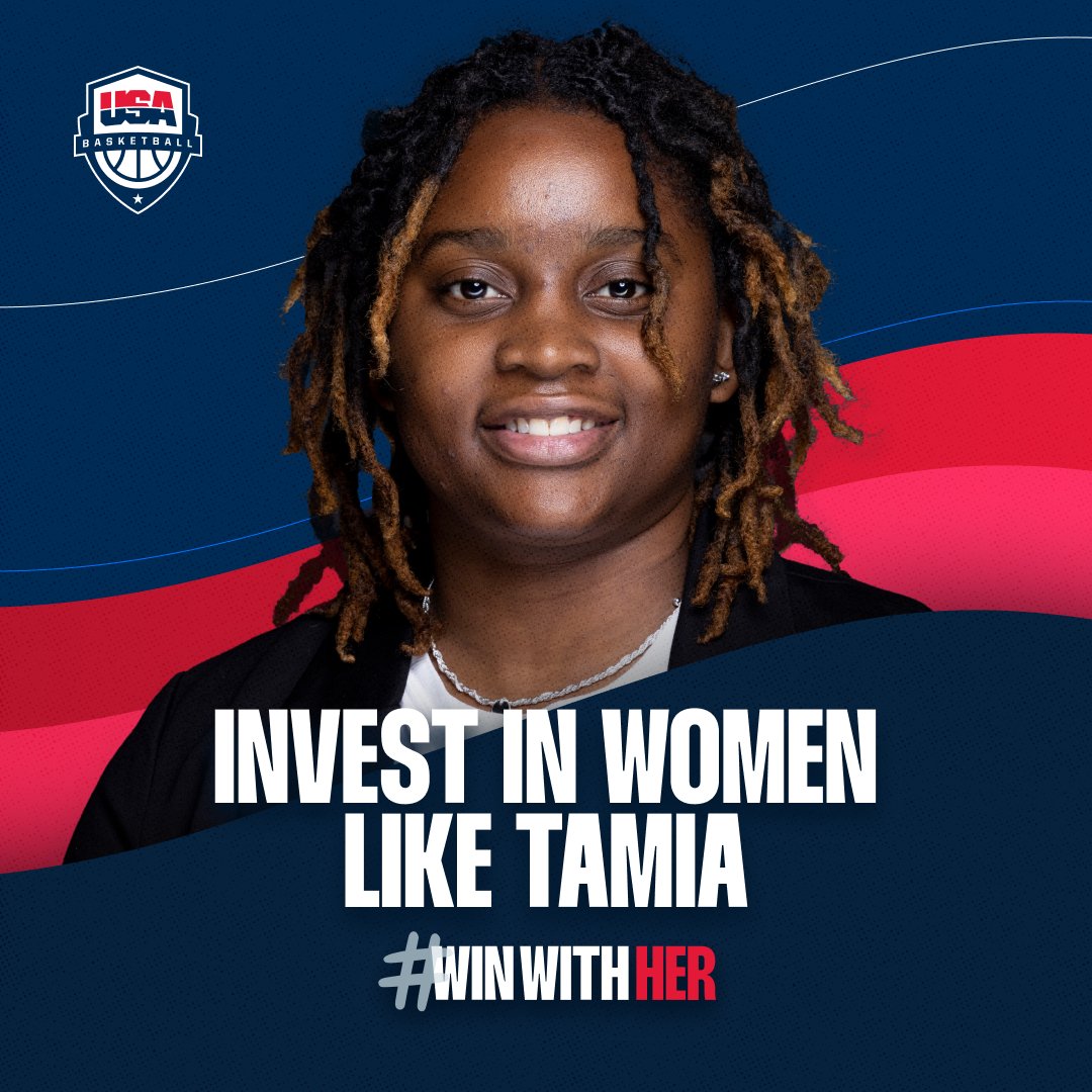 This Women’s History Month, #WinWithHer by helping the #USABFoundation support young women jumpstarting their sports careers. Your donation is an investment in the futures of young women like Tamia, who attended the Women in the Game Conference last year & recently earned her…