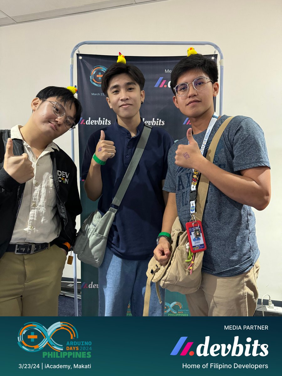 devbitsph's tweet image. #ArduinoDayPH2024
#6THADPH
#ArduinoPH
#InnovatingForTomorrowWithArduino