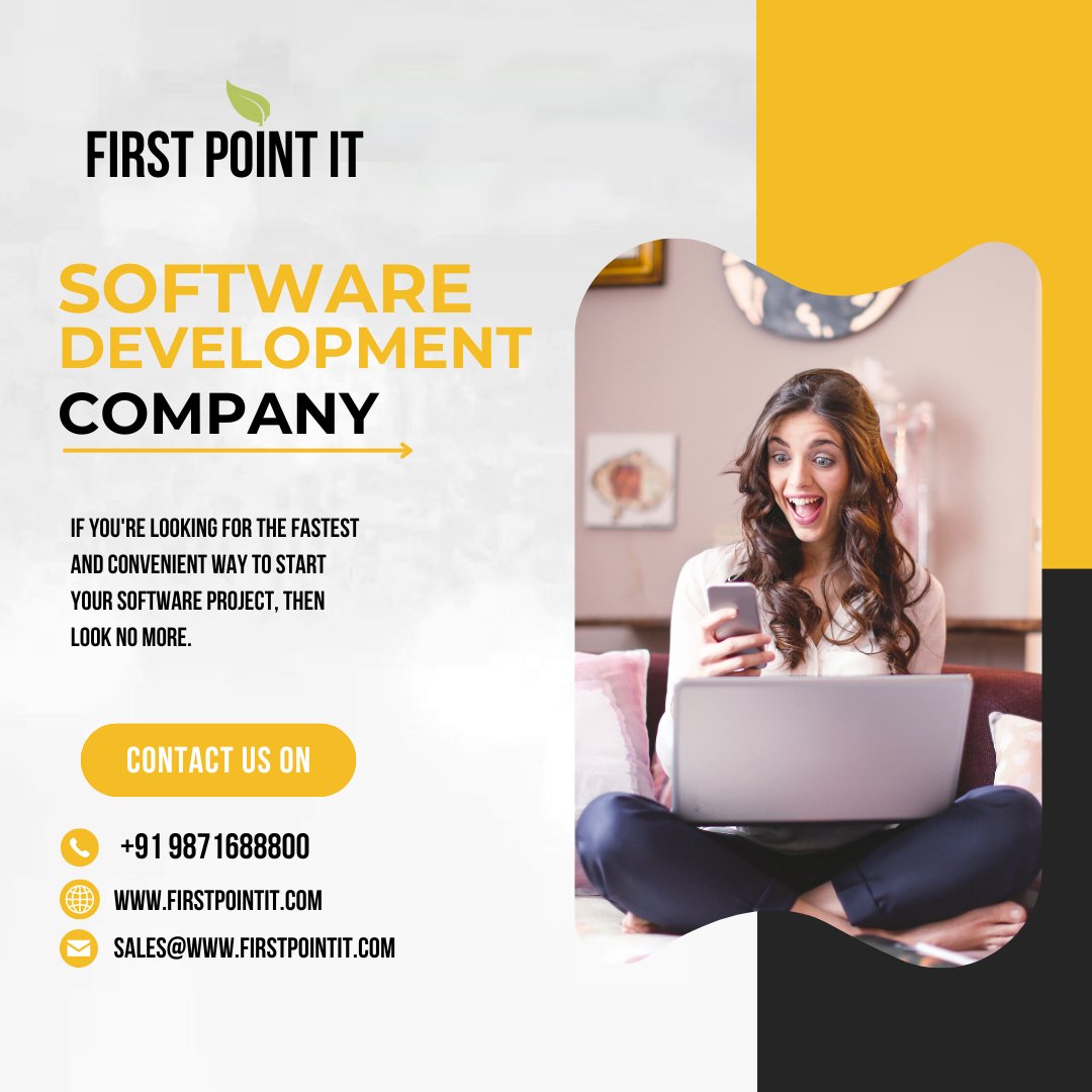 itcompanyindiaa's tweet image. IF YOU'RE LOOKING FOR THE FASTEST
.
FOLLOW US @itcompanyindiaa
Contact Details:
☎ +91 9871688800 | +91 (11) 41552455
🌐 firstpointit.com
📧 Email: sales@firstpointit.com
✅ WhatsApp Chat: wa.me/919871688800
.
.
#softwaredevelopments #softwaredevelopment #firstpointit