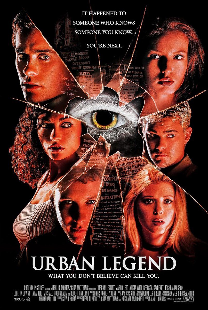tangentsohorror's tweet photo. Now watching the 90s classic... 1998's Urban Legend.

#nw #HorrorFam #HorrorCommunity https://t.co/AyIyi5nbAm