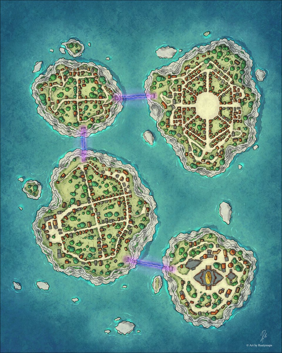 Rustymaps1's tweet image. Virell Islands

#dungeonmastersguide #ttrpg #mapmaking #criticalrole #nat20