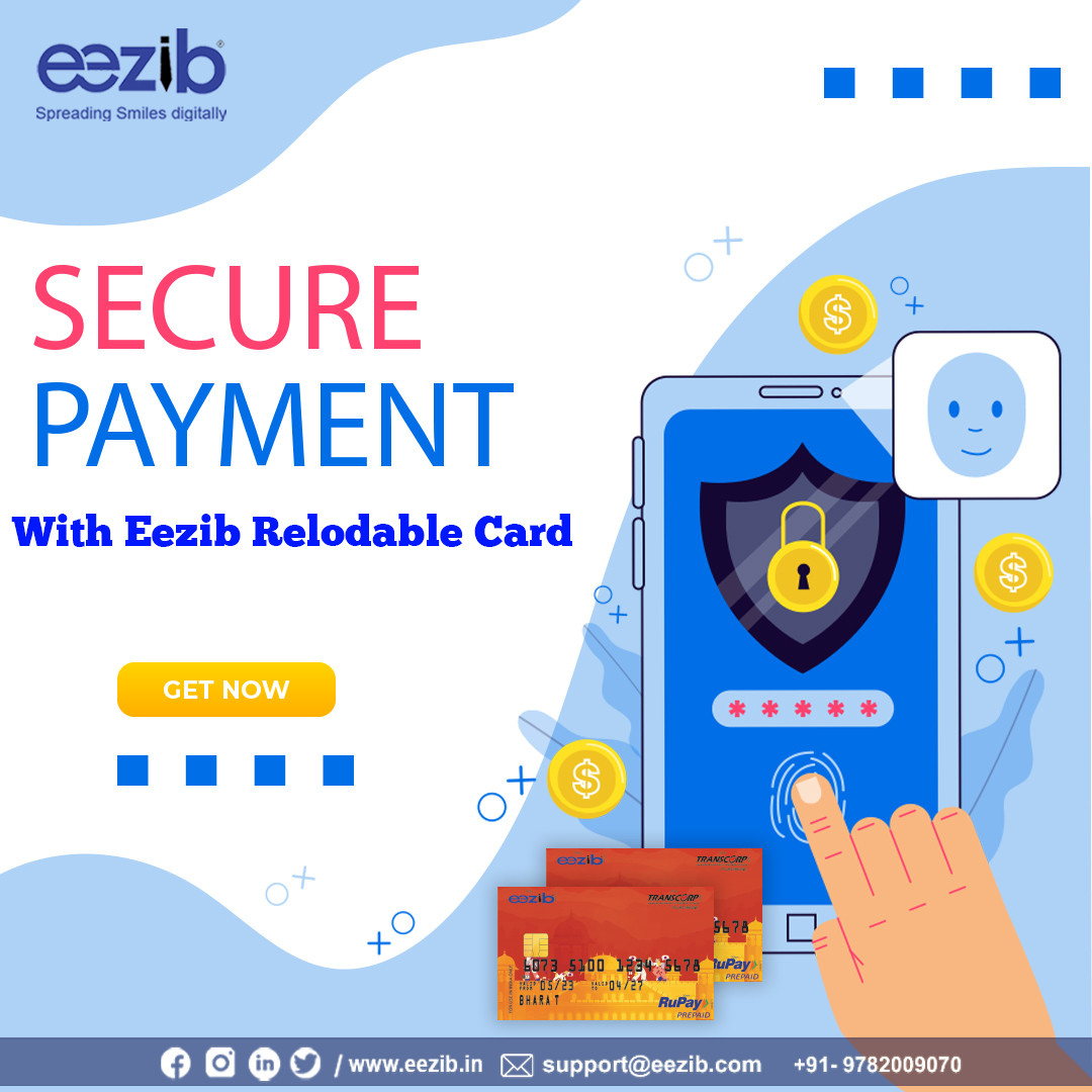 Just Get The Eezib Reloadable Card!
So, Every Swipe will Make you Smile.

To Know More
Visit Us-at eezib.in
Consult-at support@eezib.com
Contact-us +91-9782009070

#corporatecards #PrepaidCard #giftcards  #paymentsolutions #gprcard
#posmachine #offers #eezib