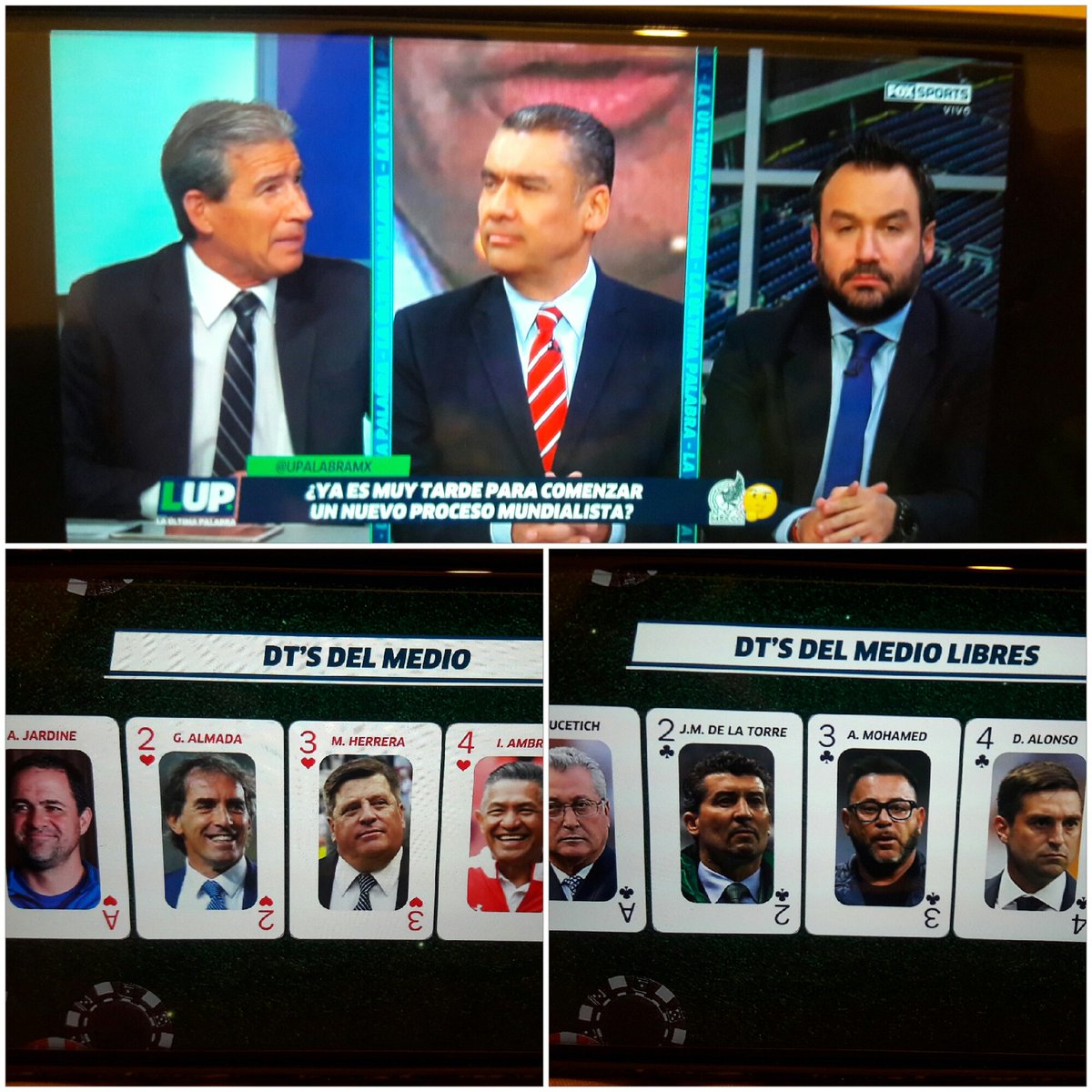 Fabuloso el analisis en la mesa de la @UpalabraMX 📺 de @guzmanjuegue 🎙 @GusMenFox 🎙 @FerCevallosF 🎙 @CHermosillo27 🎙 @YayoDelaTorreM 🎙 acerca de la decepcion mexicana de futbol ⚽ gran show por @FOXSportsMX 👌👏🖒🖐