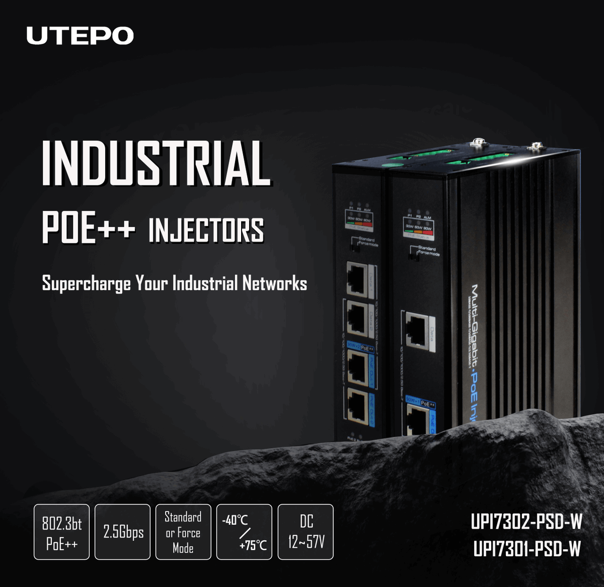 UTEPO1's tweet image. Designed for industrial environments, #UTEPO 90W PoE injectors are built to withstand harsh conditions
utepo.net/product/detail…
#PoE #PoEinjector #Security #CCTV #IPcamera #IoT