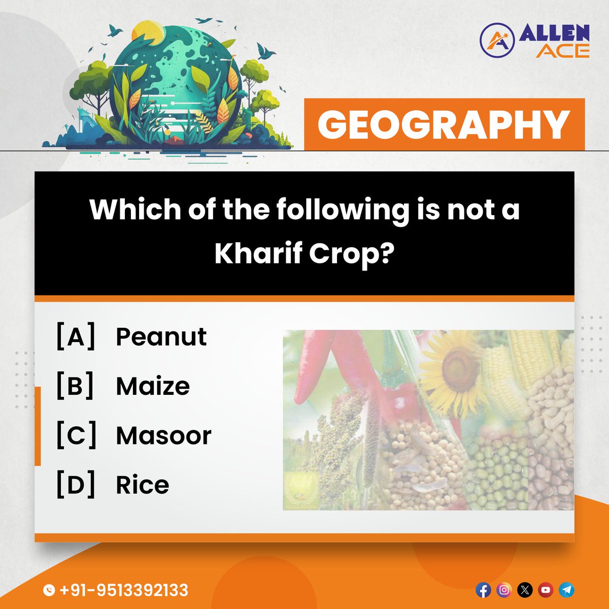 👉 Let’s see how much you know Geography.

👉 ALLEN ACE brings you a quiz to excel in your RAS Exam.

#indiangeography #rajasthangeography #geographyfacts #geographyquiz #landscape #geology #rajasthangk #ras #rasexam #RPSC #rpscexam #rasexampattern #rasaspirants #RASPreparation