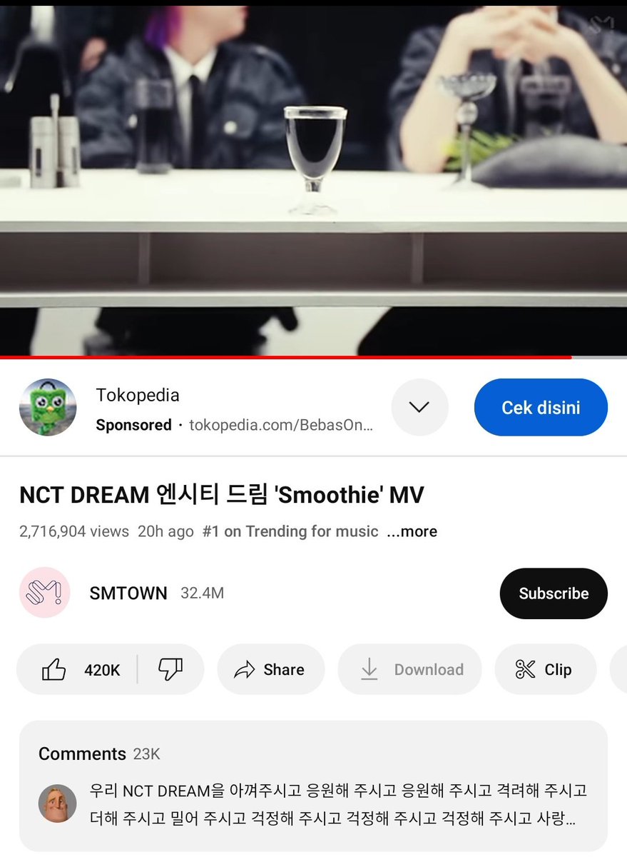 🦋SMOOTHIE STREAMING PARTY🦋

DON'T BREAK THE CHAIN!!!
Tags: @ohmynana08
@miilooveuu @jieffection
🔗youtu.be/qQOj-oKhItw?si…

NCT DREAM SMOOTHIE OUT NOW 
#SmoothieBy7DREAM 
#NCTDREAM_Smoothie 
#다_갈아마셔_칠드림_스무디