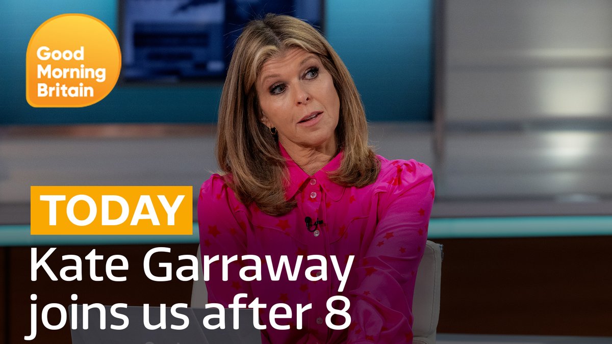 Coming up on GMB👇

🗣️@KateGarraway shares the final year of her husband Derek Draper's life in an emotional new documentary.

💰What @FishwickDavid discovered when he met a loan shark.

⭐️@GabbyLogan will tell us how husband Kenny's experience dealing with prostate cancer pushed…