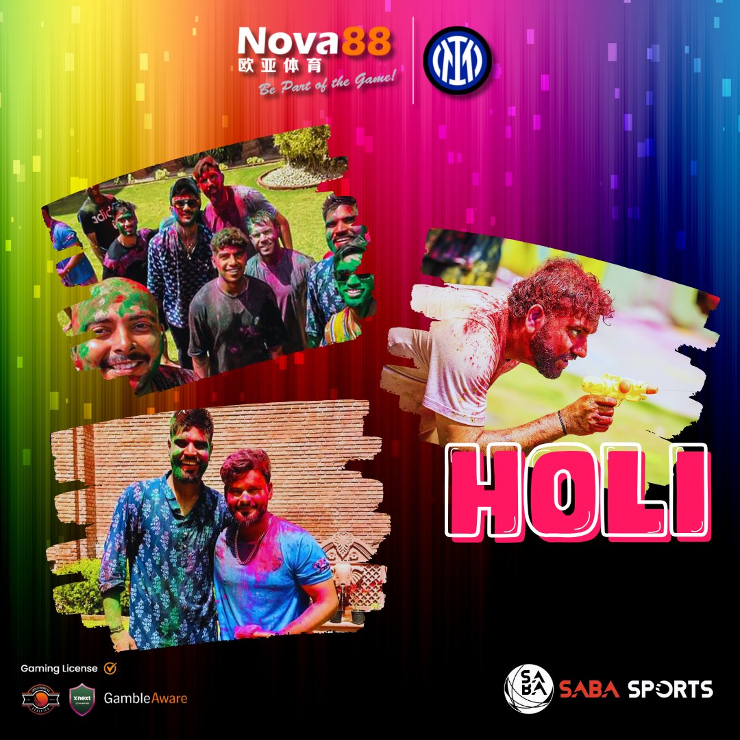 Spreading Holi cheers with our favorite cricketers! 🎉🏏 Let the colors of joy and camaraderie fill the air! 🌈

#Nova88 #BePartOfTheGame #Holi2024 #CricketCelebrations