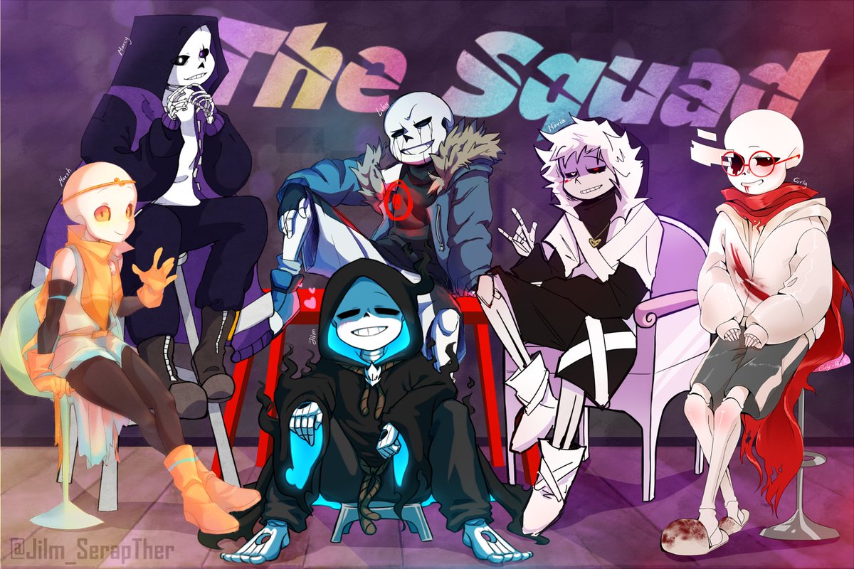 collab with my friends! Thank you very much for being accepted 💖🙏

unfortunately not all of them have Twitter to tag them, they did a great job!

#genosans #Reapersans #killersans #epicsans #dreamsans #crosssans #afterdeath #crossxkiller #reaperxgeno