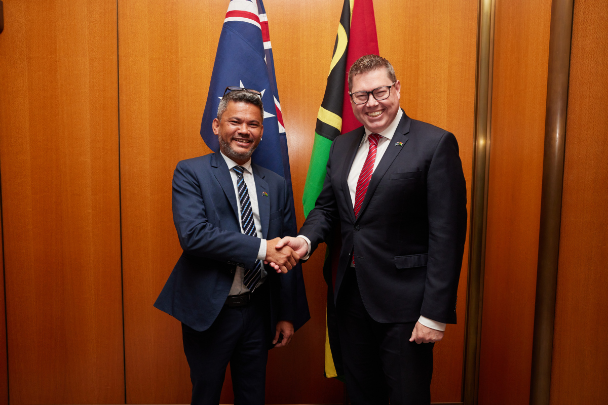 Good to see my friend Matai Seremaiah, Deputy Prime Minister &amp; Foreign Minister of Vanuatu.

Our ambitious and important agenda delivers for the people and economies of our nations and supports our shared vision for a prosperous Pacific.