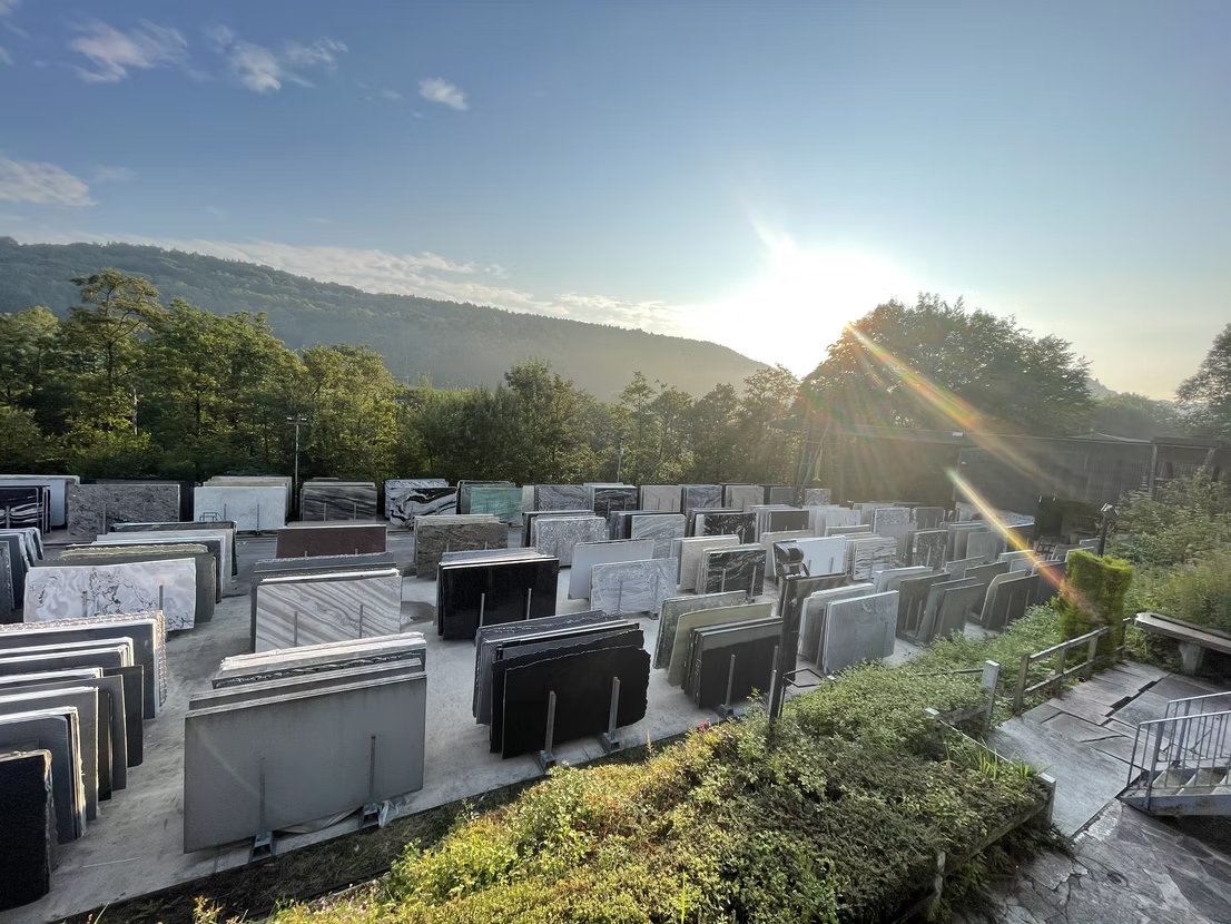 Explore the beauty firsthand! Visit our stockyard at: Pisani LTD, High Peak Junction, Whatstandwell, Matlock DE4 5HN. Discover the perfect stone for your space. 📍✨ 

#StoneDiscoveries #VisitUs