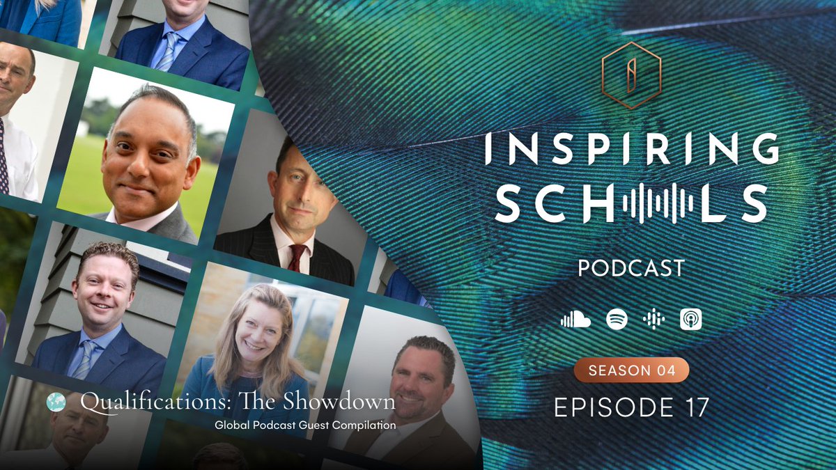 In our S4E17 of our #InspiringSchoolsPodcast, @RIS_principal, Matthew Parr @NIS_Head, Chad Holtum, @goldsmithwdj, @DLDPrincipal, John Southworth, Adrian Hallworth, @agent_annielou and I discuss the different types of qualifications! 🎙️ schoolbyt.es/3wXhiXD