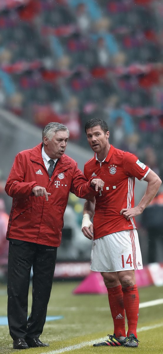 𝟒𝐊 #Wallpaper ╘ 📁 Ancelotti & Xabi Alonso 🧠♥️ ╘ 📁 Bayern München.