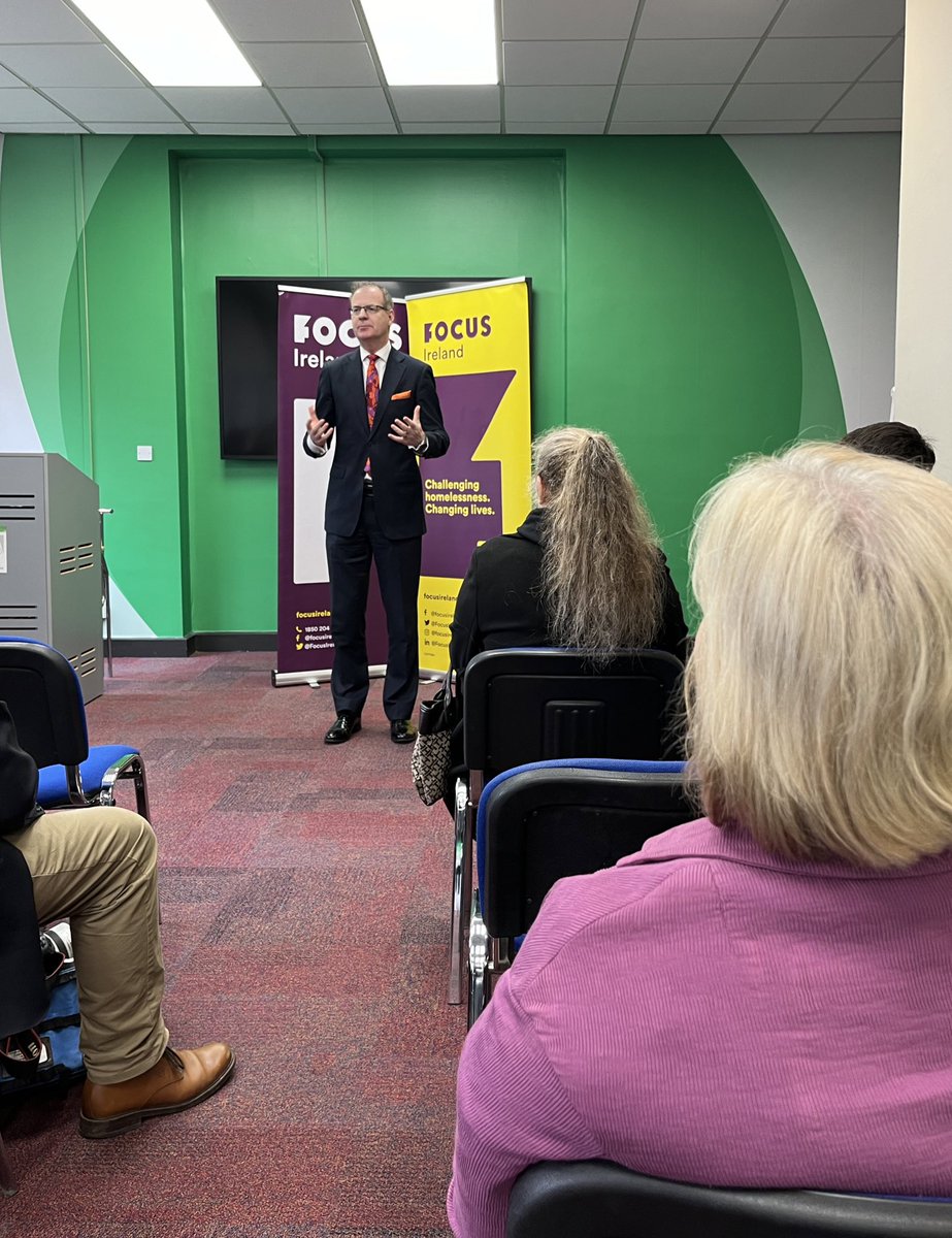 “The importance of voting cannot be overstated” @ElecCommIRL Chief Executive Art O’Leary speaking in the GPO at today’s @FocusIreland Registration Drive for people who are homeless to get registered to vote. #YourVoteYourVoice