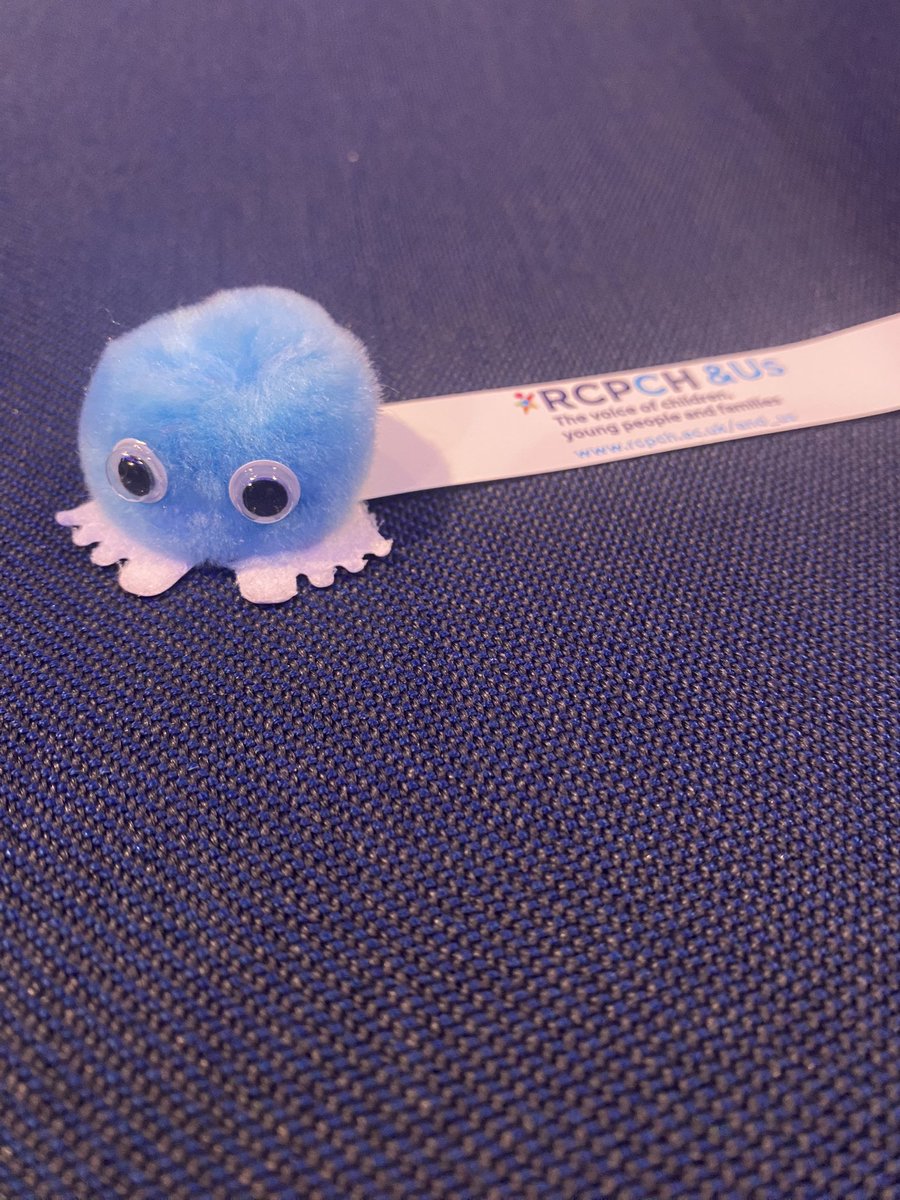 Always inspiring to drop by the @RCPCH_and_Us stand and talk about engagement work! Managed to pick up a cute friend to accompany me for the rest of the conference. #RCPCH24