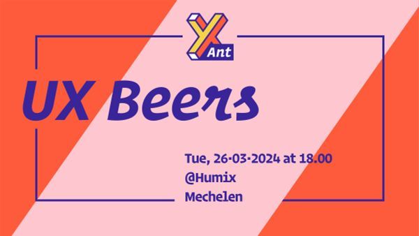 🍻🚀 No plans yet for tonight?Join us for a night of insights and brews at UX Beers, hosted by Humix! 🍻🎉

📍Meet us at Spoor 18 • Stationsstraat 55 · Mechelen.
📺 Can't make it in person? Tune in LIVE on YouTube: [buff.ly/3IMaSxo ]

buff.ly/3PyMVgB