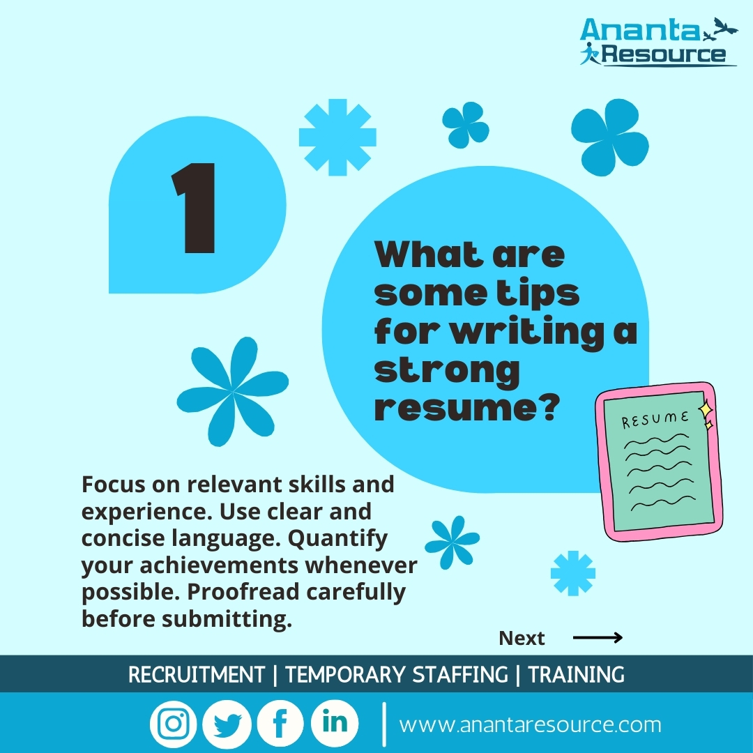 ananta_resource's tweet image. Unlock the secrets of the recruitment process!

Swipe through this carousel for expert advice on resumes, interviews, timelines, and more. Get the tips you need to secure your dream job! 

#recruitmentfaq #jobseekingtips #careerdevelopment #interviewskills #resumewriting #ananta