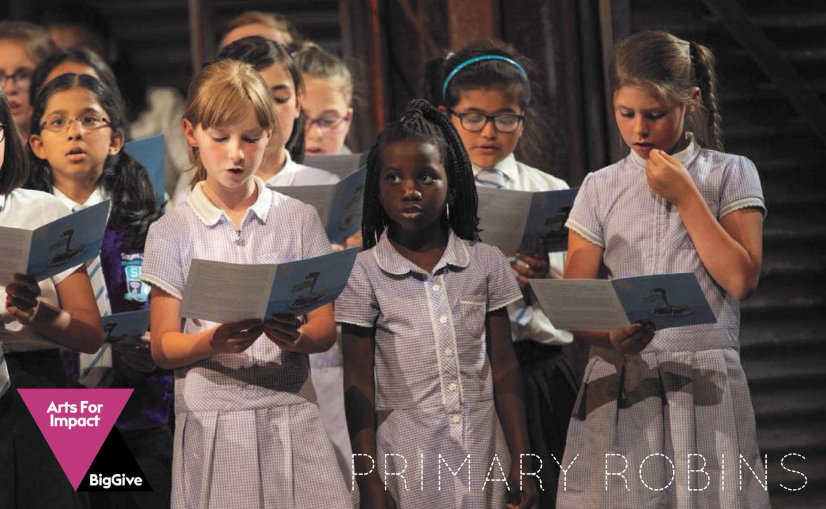 Thanks to our fantastic donors, we have surpassed our Primary Robins Big Give campaign target of £20,000. This campaign closes at midday. Further donations won't be match-funded but are much appreciated - a year of singing classes costs just £40 per child. ow.ly/UpJf50R1Yqo