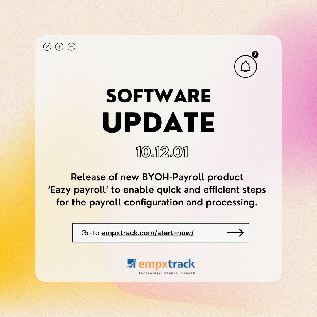empxtrack's tweet photo. π Exciting news! #Empxtrack version 10.12.01 is here, packed with significant enhancements and bug fixes! Check out all the details! π https://t.co/uqkOKQkUgz #softwareupdate #productupdates #hrtech #hrsoftware #hrsolution #hrtools #workplacetech #hrplatform #softwarerelease https://t.co/7xAEDerNaE