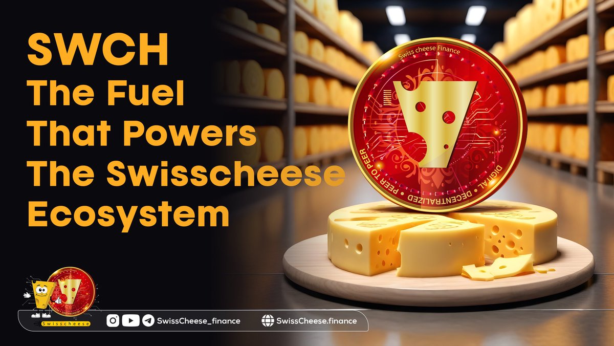 Unlock a universe of DeFi with $SWCH! 🌐✨ Play &amp; earn, access exclusive NFTs, and trade tokenized stocks. Your passport to innovation awaits. Ready to power up your DeFi journey? 

🔗 Dive in now: swisscheese.finance 

#SwissCheeseFinance #DeFiUnlocked #PowerUpWithSWCH