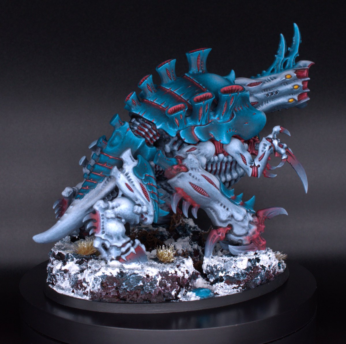 Tyranid Exocrine, complete.

@warhammer #warhammercommmunity #tyranids #miniaturepainting #new40k