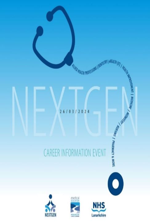 NHS departments including @In2MedSchool , Midwifery, Nursing and teams from Glasgow University will be on hand to answer your questions.👨🏻‍⚕️

Pupils, teachers,  & parents are all welcome to join this event to find out more about the pathways into such a rewarding career. ✅

#nhs