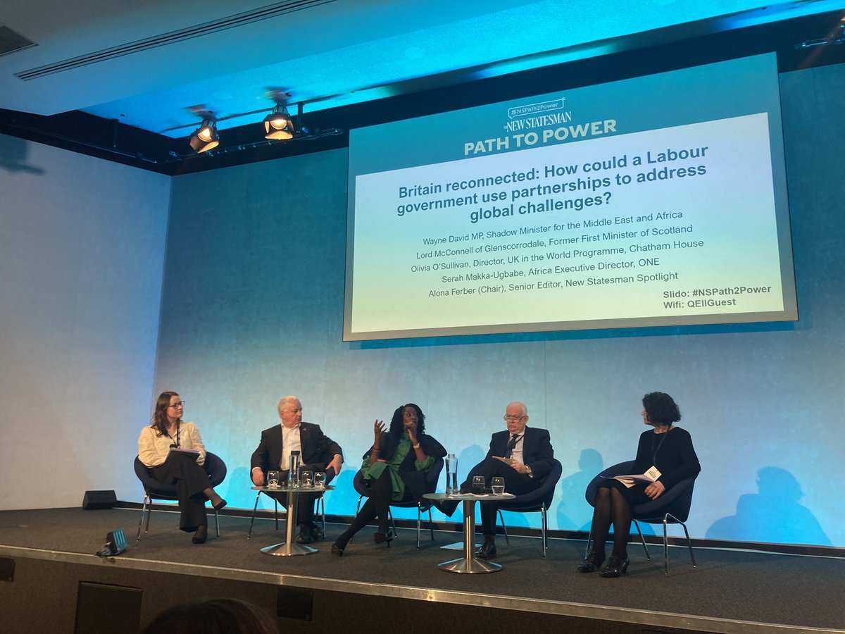 @LordMcConnell “We’ve come out of an era where many African countries felt they were a pawn in a game. They want to be treated as equal partners. They are organising to identify the issues they are grappling with, articulating not just the problem but the solutions.” @szmakka @ONECampaign #SDGs