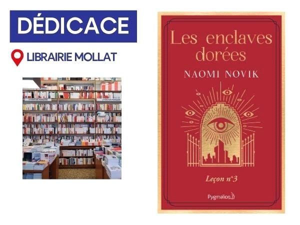 Naomi Novik bientôt à Bordeaux chez Mollat ! Toutes les infos ➡buff.ly/4aqXtqe

#NaomiNovik #LibrairieMollat