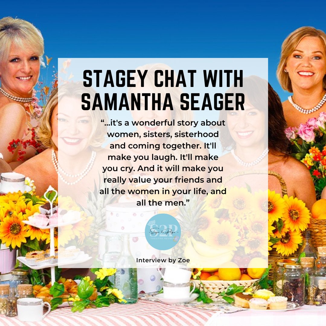 The next segment in our stagey chat series is with @SamanthaSeager1, who is currently playing Chris in @thegirlsmusical Calendar Girls is at @WokingTheatre this week 🌻 stagetopage.co.uk/2024/03/stagey…