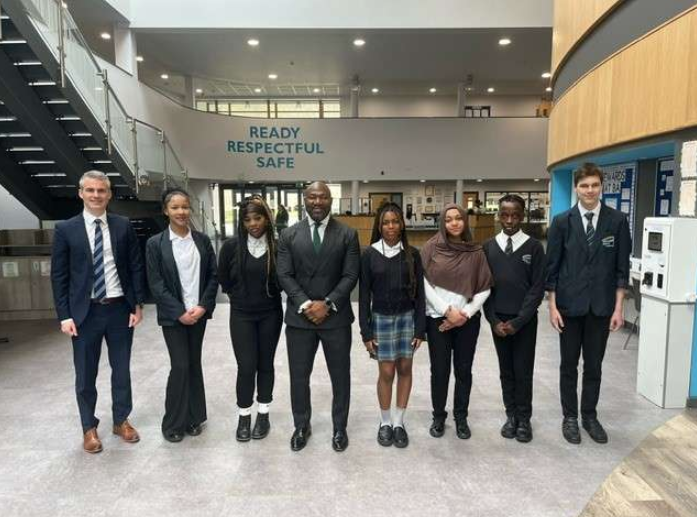 It was an honour to host @Fest4BedsPCC at @Bedford_Academy for his 100th School visit. 🩵 Our students said: “The visit was inspiring and made me want to work even harder to achieve my goals.' “He gave great advice and guidance to help us with our career aspirations.”