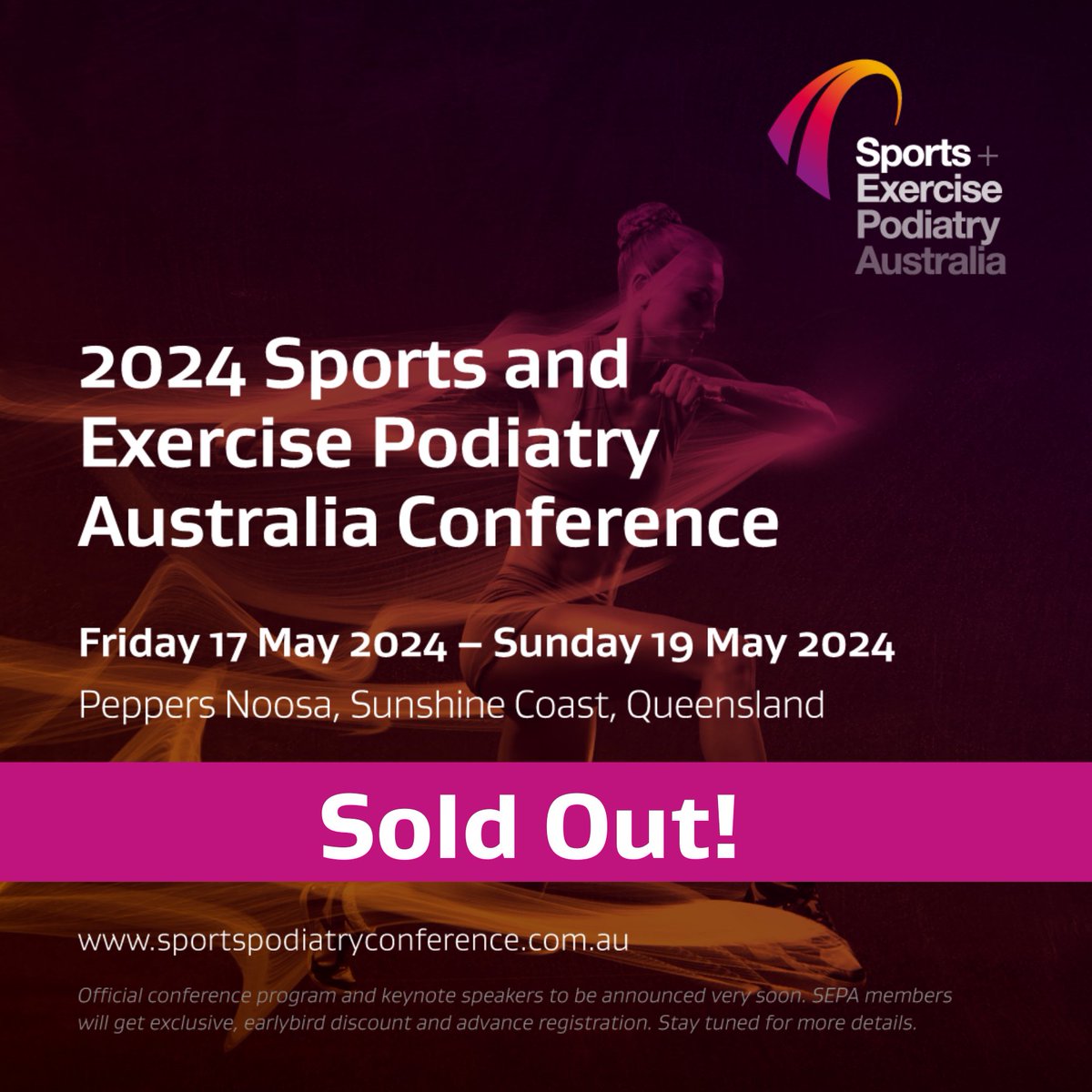 A L L    G O N E  !  🤯

And just like that, we've sold out of all 2024 SEPA Conference registrations! 💜

Thank you to everyone who purchased a registration! Looking forward to seeing you in Noosa this May 🌊

#2024SEPAConf
