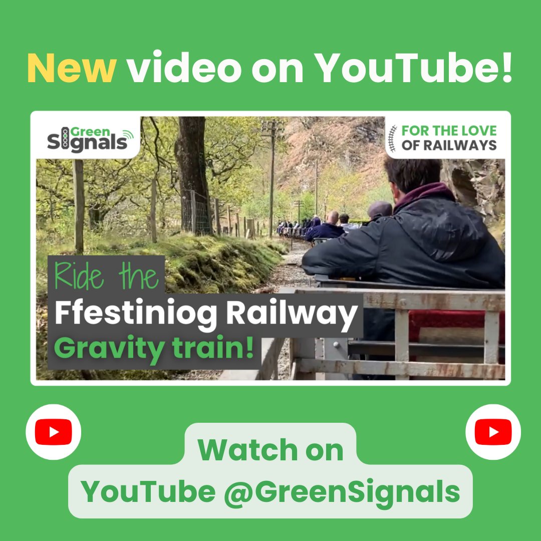 We've posted a new video! Something a bit different this time as @railnigel takes us for a ride on the @festrail Gravity Train! It's a great little video about the history of the train and what you can experience today. youtu.be/-A7sZVgct3E