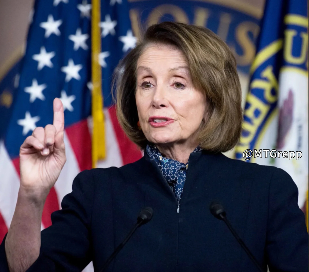 MAGAVoice's tweet photo. Do you think Nancy "FEDsurrection" Pelosi is the Mastermind behind January 6 ? https://t.co/rH6j6BAQpG