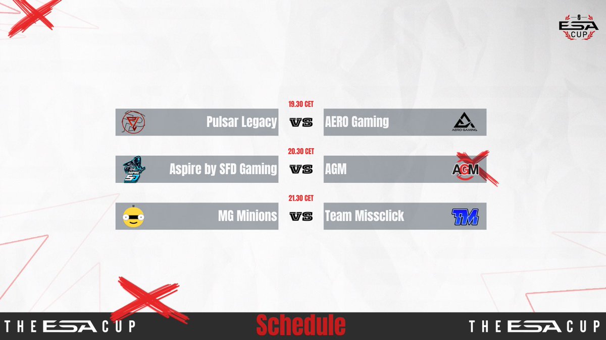 The ESA Cup | Season X (@esa_cup) on Twitter photo What great matches we got yesterday!!! Hopefully this will continue tonight!🙏🔥
🎙️Casters: <a href="/glitter_whiskey/">WhiskeyGlitter</a> & <a href="/Nhaajie_/">Nhaaj</a>
🎮Observer: @stuckii2410
🖥️Producer: <a href="/NanosTilen/">Tilen 'Nanos' Šmid</a>
#ESACUP #ESAFAM What great matches we got yesterday!!! Hopefully this will continue tonight!🙏🔥
🎙️Casters: <a href="/glitter_whiskey/">WhiskeyGlitter</a> & <a href="/Nhaajie_/">Nhaaj</a>
🎮Observer: @stuckii2410
🖥️Producer: <a href="/NanosTilen/">Tilen 'Nanos' Šmid</a>
#ESACUP #ESAFAM