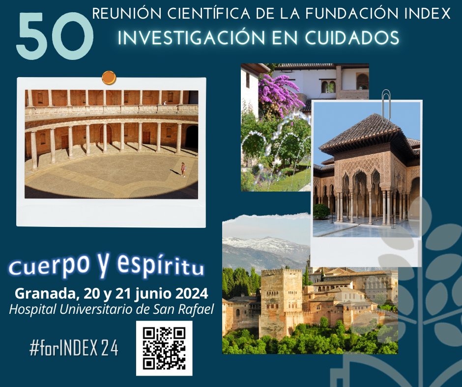 ¡Descubre #Granada en #forINDEX24 🌟 Sumérgete en la 50 Reunión Internacional de INVESTIGACIÓN EN CUIDADOS de @FundacionIndex, presencial o virtualmente. ¡Envía tu trabajo antes del 15 de abril y únete a esta experiencia única! 🏛️🔍fundacionindex.com/rc/
