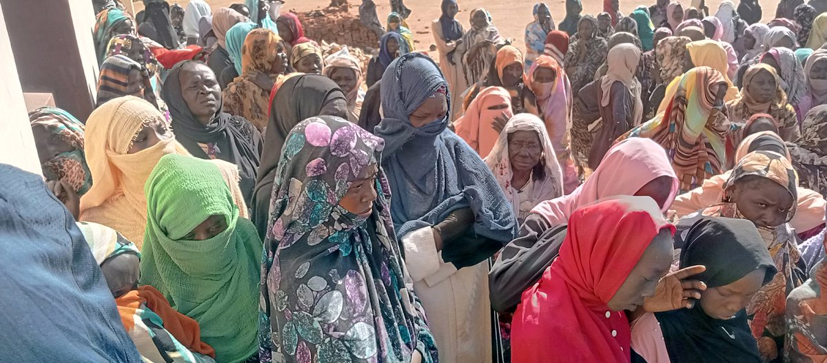Women and children bear the greatest burden of the #SudanCrisis. Our team @hrrds_s are in Nuba Mountains, #Sudan delivering emergency aid to impacted communities. Despite challenges, we're closely monitoring and evaluating ongoing needs for these groups.