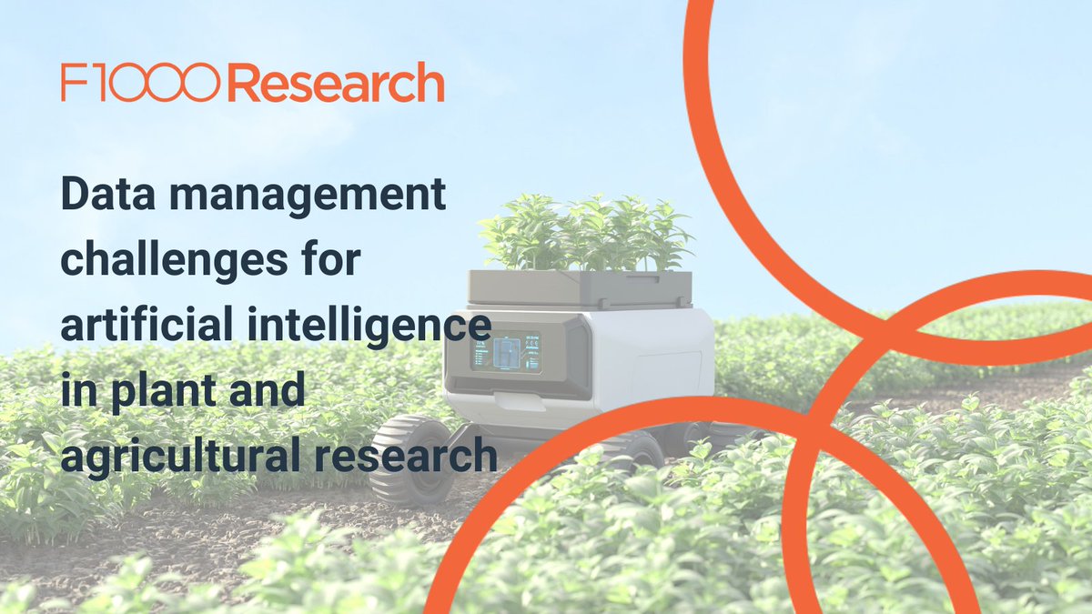 🤖 Artificial Intelligence is increasingly used within plant science. In this Opinion Article, researchers discuss the eight key challenges in #datamanagement that must be addressed to further unlock the potential of #AI in crop and agronomic research. spr.ly/6010k17Hu