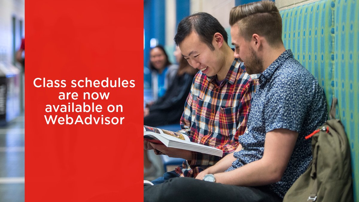 Class schedules should now be appearing in WebAdvisor for those registered in the Summer 2024 semester. Please note all schedules are subject to possible changes until the start of term.