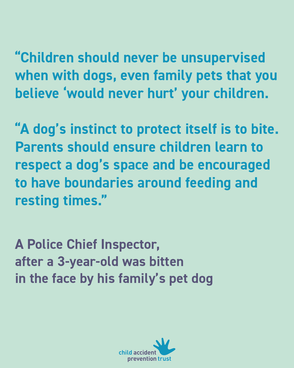 While we don’t expect our own dog to bite, it’s important to remember any dog can if they feel they have no other option. That’s why we’ve created free resources with bite-sized tips to keep your dog and children safe and happy together. Download yours: capt.org.uk/dogs-and-child…