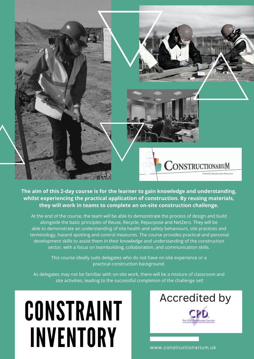 Construct_arium's tweet photo. "I participated in the #Constructionarium #ConstraintInventoryChallenge, & the experiences I gained were awesome. The fact that the challenge had client intervention made the project seem like a real-life project execution. The teamwork & site experience was surreal." https://t.co/CPwPtH3gUg