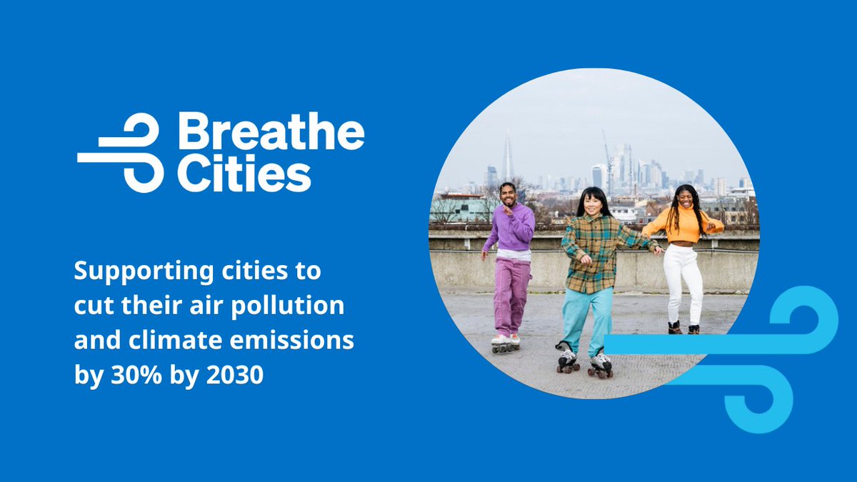 Cutting air pollution by 30% in participating cities would prevent: 🏥39,000 premature deaths 🫁 79,000 new cases of asthma in children 🌫️284 Megatonnes of CO2e emissions Find out more about Breathe Cities: bit.ly/BreatheCities @BloombergDotOrg @CleanAirFund @c40cities