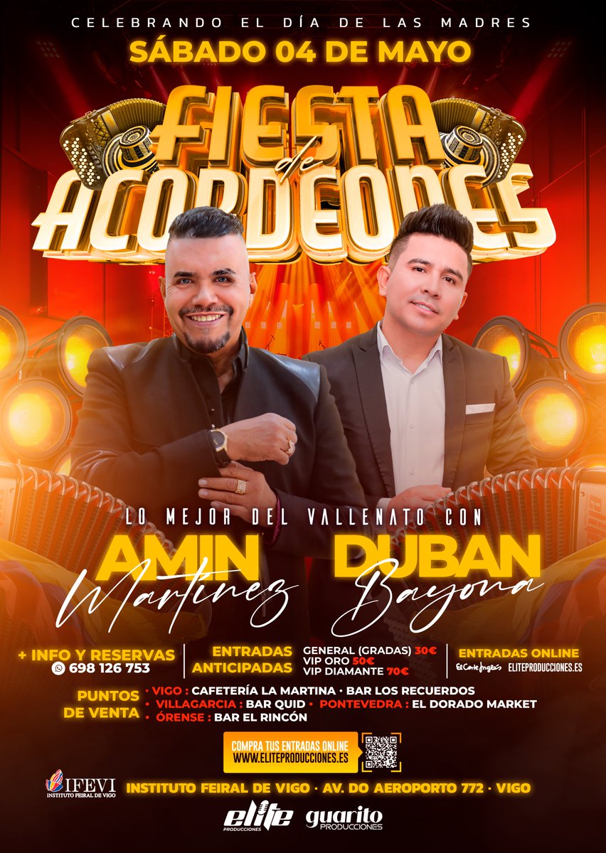 Inst. Ferial de Vigo (@ifevi) on Twitter photo Por primera vez llega la Fiesta de Acordeones a Galicia en #IFEVI. Más información y tickets en ifevi.com/ES/evento-deta… Por primera vez llega la Fiesta de Acordeones a Galicia en #IFEVI. Más información y tickets en ifevi.com/ES/evento-deta…