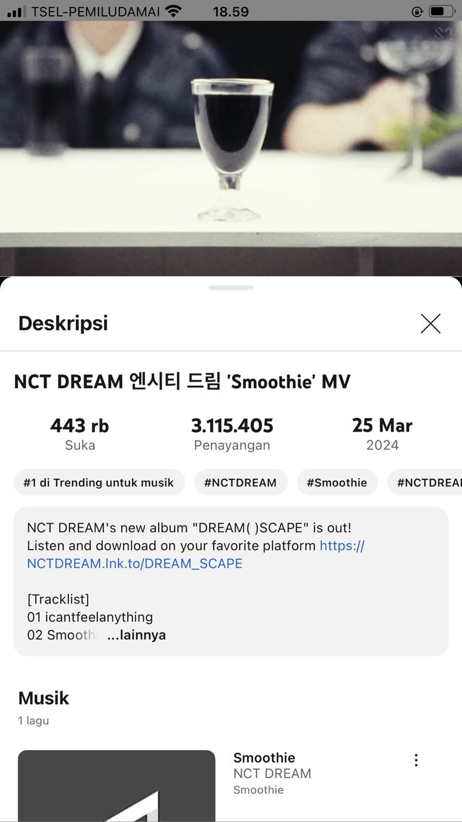 🦋SMOOTHIE STREAMING PARTY🦋

DON'T BREAK THE CHAIN!!!
Tags: @spanishlatte42 @colourjaems @ohmynana08 

🔗youtu.be/qQOj-oKhItw?si…

NCT DREAM SMOOTHIE OUT NOW 
#SmoothieBy7DREAM 
#NCTDREAM_Smoothie 
#다_갈아마셔_칠드림_스무디