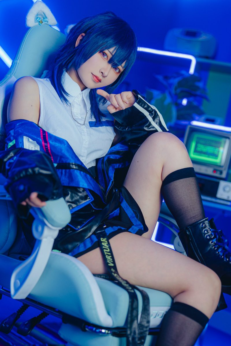 α3 ぶいすぽっ! Ｙシャツ&下着&猫コス 一ノ瀬うるは スリーブ&プレイマット cosplay コスプレ) ぶいすぽっ！ 一ノ瀬うるは 🌠 水着ver α3 ぶい ! 猫