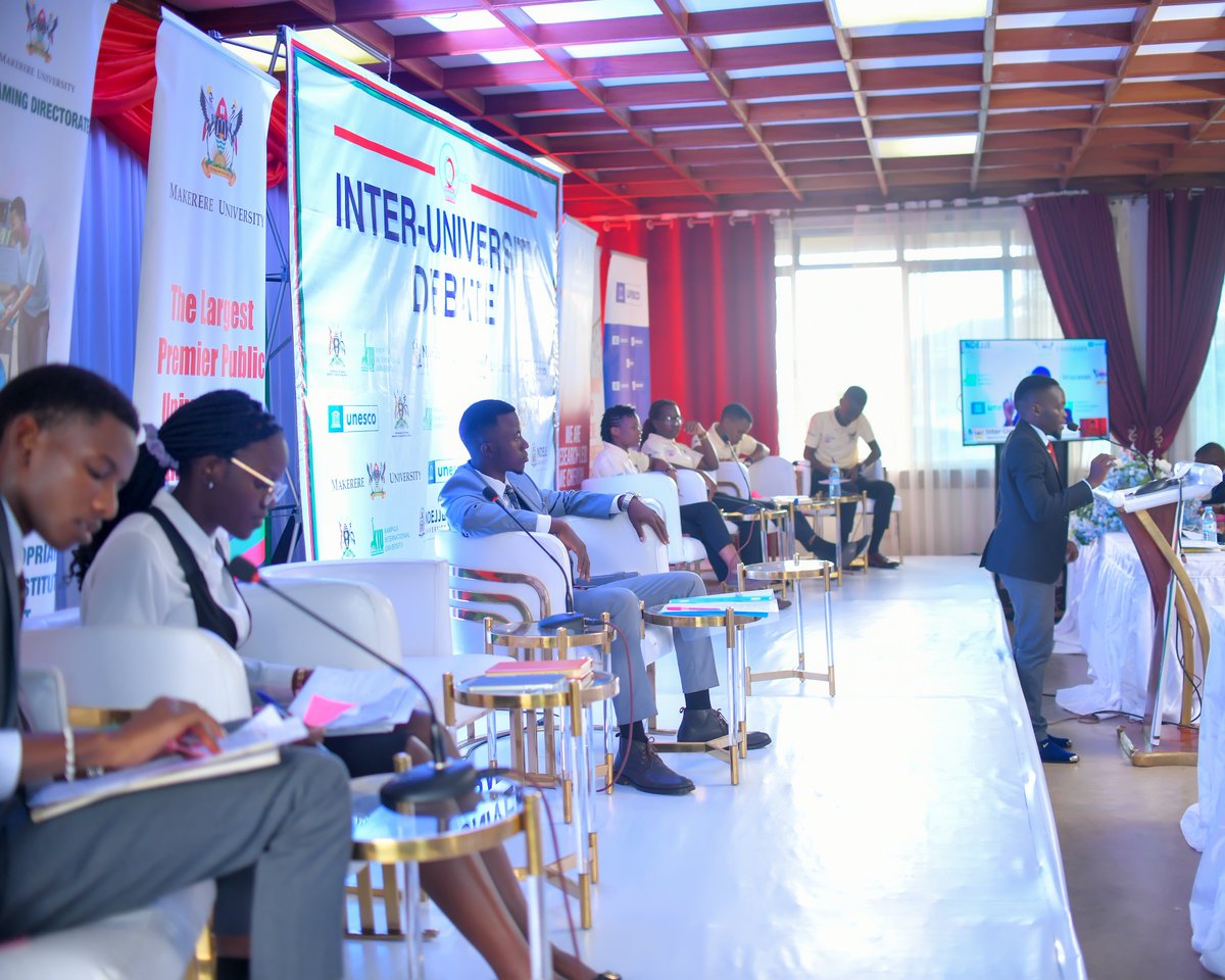 Makerere University GMD (@makereregmd) on Twitter photo "Take care of your lives, we need you to take over from us" - Dr. Safinah Museene Kisu representing the PS <a href="/Educ_SportsUg/">Ministry of Education and Sports - Uganda</a> at the official opening of the #InterUniversityDebate. The <a href="/Makerere/">Makerere University</a> VC <a href="/ProfNawangwe/">Barnabas Nawangwe</a> was represented by Prof. Mugagga Anthony Muwagga, Principal <a href="/MaKCEES/">Makerere University CEES</a> "Take care of your lives, we need you to take over from us" - Dr. Safinah Museene Kisu representing the PS <a href="/Educ_SportsUg/">Ministry of Education and Sports - Uganda</a> at the official opening of the #InterUniversityDebate. The <a href="/Makerere/">Makerere University</a> VC <a href="/ProfNawangwe/">Barnabas Nawangwe</a> was represented by Prof. Mugagga Anthony Muwagga, Principal <a href="/MaKCEES/">Makerere University CEES</a>