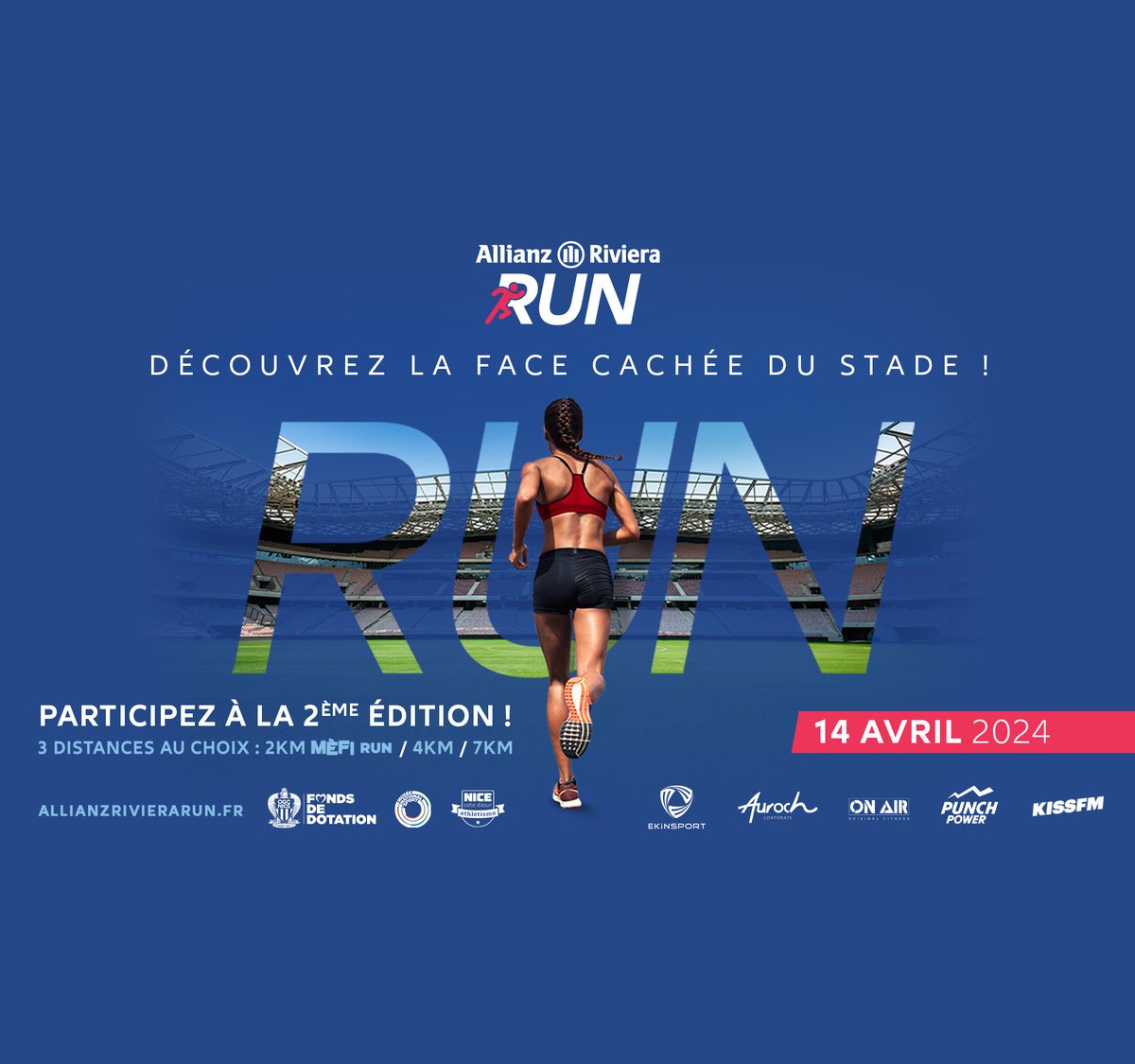 [#AllianzRivieraRun🏃‍♀️]
Le 14/4, tous sur la ligne de départ pour la 2ème édition de cette course originale & ludique ! 
Parcourez à grandes foulées les coulisses de l'@AllianzRiviera & du @MuseeduSport dans une ambiance festive 🎉
👉 bit.ly/3xkpMbq

#ExploreNiceCotedAzur