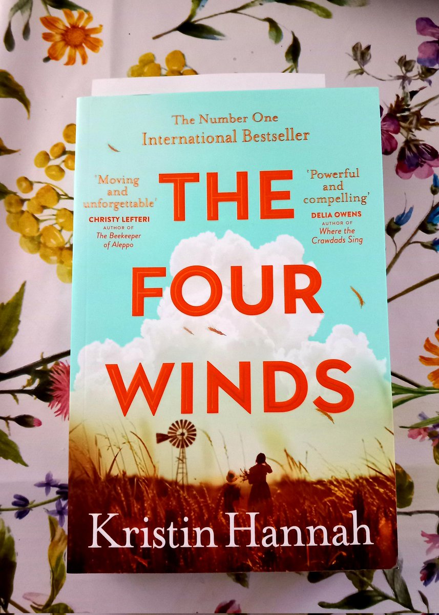 Really loving #TheFourWinds by #KristinHannah very visceral portrayal of the depression era in the #USA #NextRead #Book23 #BookTwitter